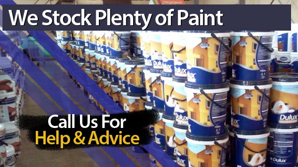 We Stock Lots of Paint